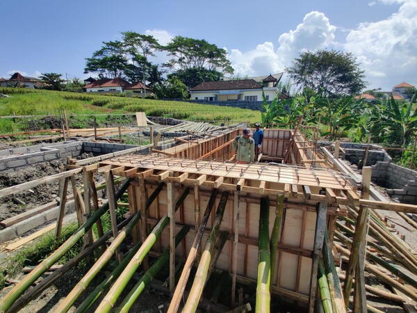 What does such a construction of a villa in Bali look like in practice?